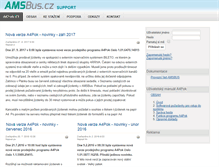Tablet Screenshot of podpora.amsbus.cz